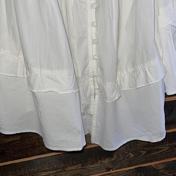 Free People White boho Halter Tunic - Picture 7 of 8